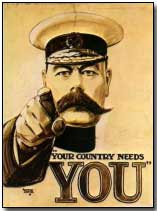 The famous Kitchener recruitment poster