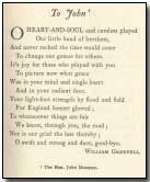 "To John" by William Grenfell
