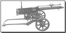 Russian Pulemyot Maxima machine gun