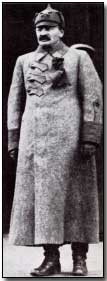 Leon Trotsky in uniform in 1918