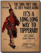 Sheet music to "It's a Long Way to Tipperary"