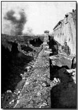Fort Vaux moat at Verdun, June 1916