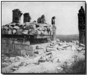 German observation post at Montfaucon