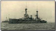 H.M.S. Invincible, sunk at the Battle of Jutland