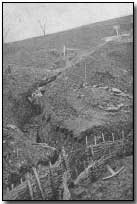 Italian trenches on the Montello, west of Nervesa, Piave front