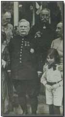 Photograph of Marshal Joffre and Auguste Dubail