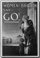 British wartime propaganda recruitment poster