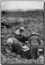 Canadian machine gunners at Vimy Ridge, 9 April 1917