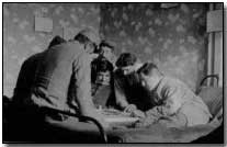 French patients playing checkers