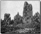 Ruins of the De Ville Hotel at Arras