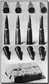"Dum-dum" bullets which the Germans declared had been found at Longwy