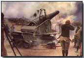 French artillery near Arras (colourised)