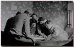 French patients playing checkers