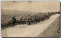 German unit on the march