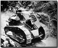 French Renault light tank