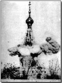 Destruction of the Church of St. Stefano