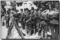 Turkish mobilization in Constantinople