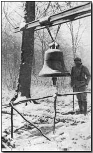 Bell of Vaux church, used as a gas alarm