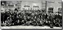 Group photograph taken at the English Camp