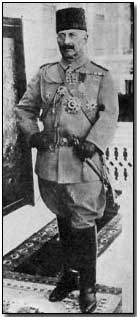 German Kaiser Wilhelm II dressed as a Turkish Field Marshal