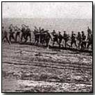 Russian soldiers abandoning their lines in Galicia