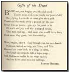 "Gifts of the Dead" by Rupert Brooke