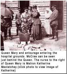 Queen Mary and entourage ... (click to view photo of Katherine Maclatchey)