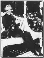 Kaiser Wilhelm II in later years in exile at Doorn in Holland