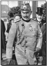 Kaiser Wilhelm wearing the uniform an Austrian Field Marshal